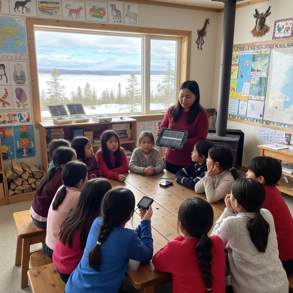 No Internet? No Problem Anymore: As Offline EdTech Is Reaching the Last Mile in Northern Canada