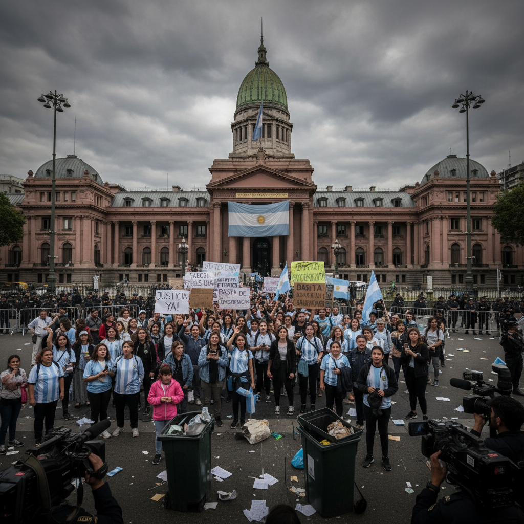 Argentine President’s Approval Drops Amidst Investigation
